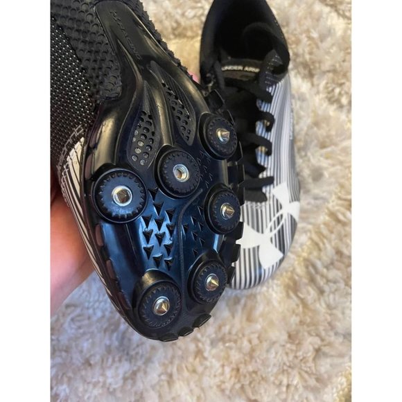 Under Armour Kick Sprint Spikes Track Mens 6 Womans 7.5 - Picture 5 of 10